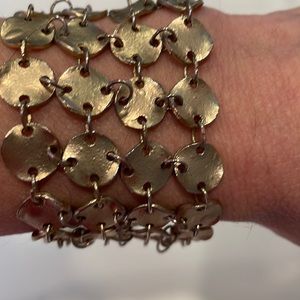 Faux gold fashion bracelet